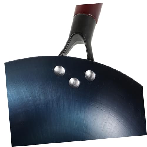 Wok de hierro antiadherente con fondo redondo miniatura 3