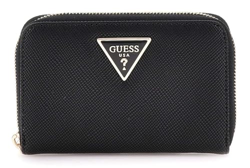GUESS Laurel SLG Medium Zip Around Wallet Black