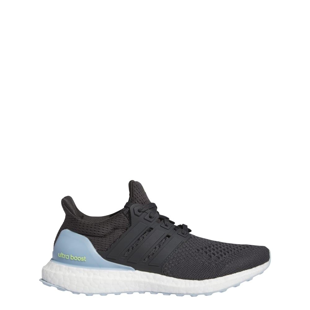 adidas Women's Ultraboost 1.0 Shoe Sneaker, Carbon/Carbon/Wonder Blue, 9.5