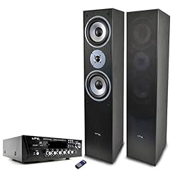 TLC Paire d’enceintes L766-BL + Ampli LTC ATM-7000USB 2X50W - Les Beatles, Paul McCartney, John Lennon, RIngo Starr, George Harrison