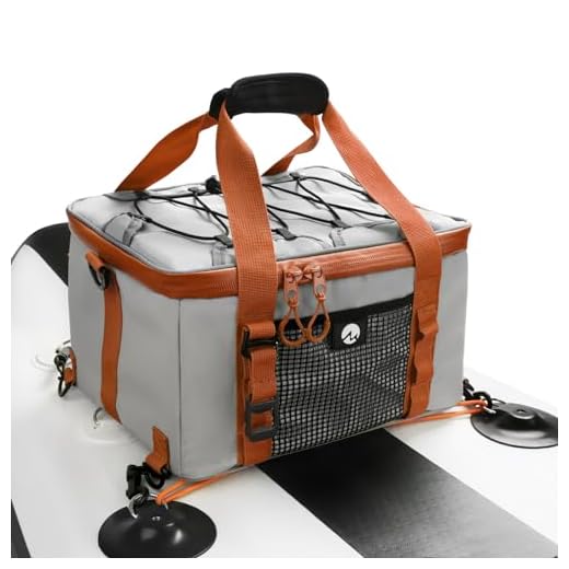 MoiShow 27L Paddle Board Cooler Bag, Waterproof SUP Deck Bag