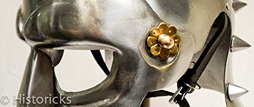 Nautical Replica Hub Gladiator Maximus Helmet halloween costume/fitted liner - movie/film/larp/role-play/fancy-dress