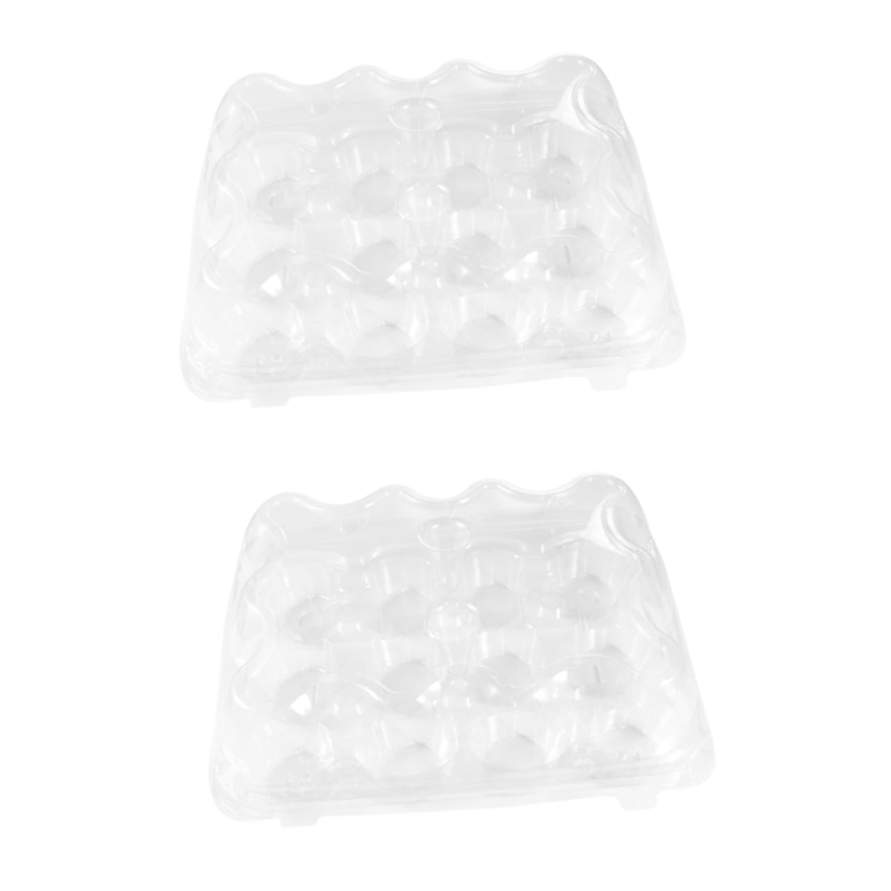 ABOOFAN 2Pcs Multi Cupcake Holder Reusable Bakery Wrapping Boxes for Muffins Airtight Design for Home Use and Festive Occasions