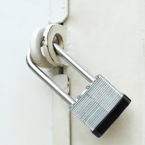 Image of Pad Locks with Same Key 6 Pack, Heavy Duty Outdoor Locks | Same Key Convenience, 6 Locks Share Keys, Durable Steel Body for Storage, Gates, Garages and Outdoor Use