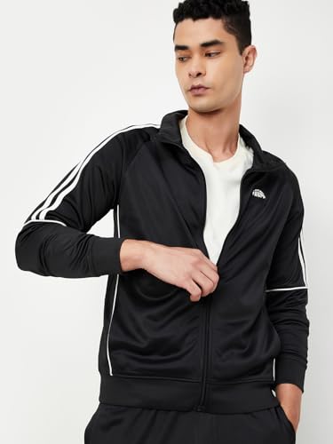 Image of Max Men Striped Athleisure Sweatshirt