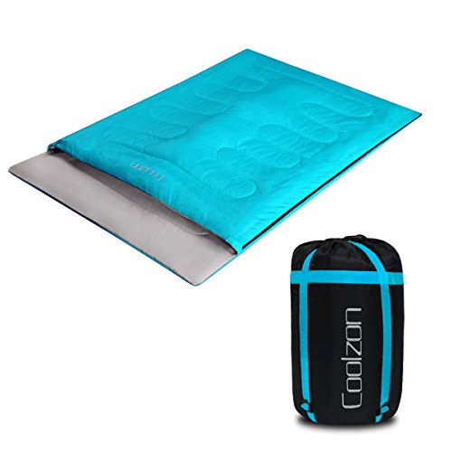 Coolzon Lightweight Backpacking Sleeping Bag for Adults Boys and Girls, Cold Weather Kids Sleeping Bag for All Season Hiking & Camping
