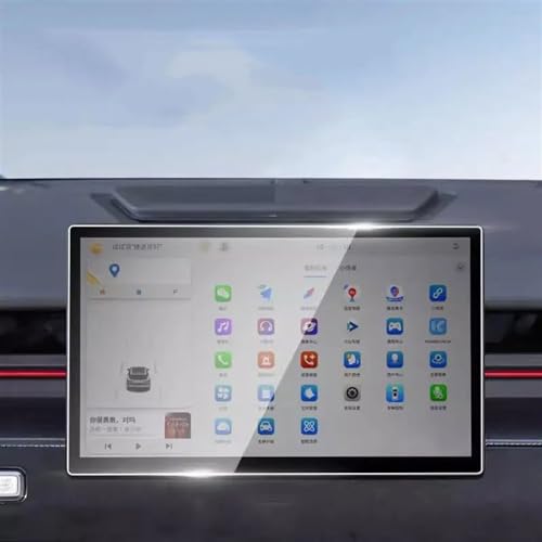 Vidrio templado antiarañazos Jetour Dashing 12.8 pulgadas con protección oleofóbica