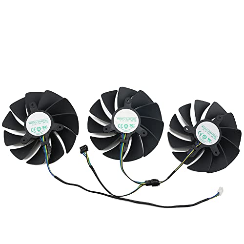 NNL GA92S2U 4PIN GPU RTX3080 RTX3090 Cooling Fan for ZOTAC GeForce RTX 3070 Ti 3080 3090 Trinity OC Graphic Video Card Fans (3PCS) by NNL - Used condition - US$18.57