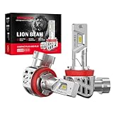 NUROTA H11 Lampe Auto Halogen Mit Zulassung - 12V 55W CANBUS Fehlerfrei - 6000K Weißes Licht - Scheinwerferlampe Für Fernlicht & Abblendlicht