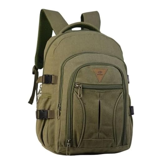 Mochila Escolar Masculina Feminina Em Lona Reforçada (Verde oliva)