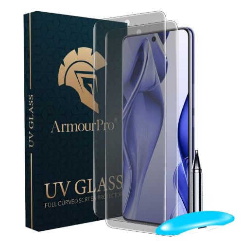Image of ArmourPro 2 Pack Matte UV Tempered Glass for Vivo V50e and Vivo V50 5G, Premium Curved Screen Protector with Anti-Glare Finish, Edge-to-Edge Coverage, Fingerprint Friendly and Case Friendly