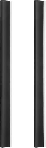 Veemoon 2 tiras de plástico de repuesto para recogedor, barra de borde, bandeja de polvo, entrada, tiras de prensado suave, protector de pala de