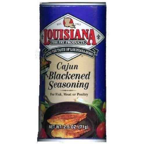 Louisiana Fish Fry Cajun Blackened Seasoning, 2.5 Ounce