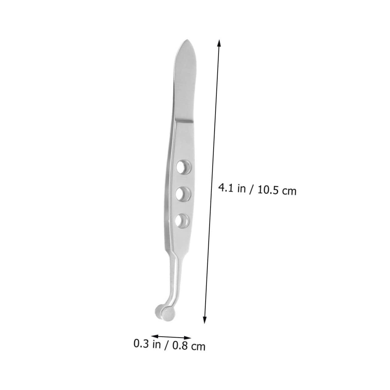 Ipetboom Safe Gland Forceps Eyelid Massage Tweezer Set Stainless Steel for Women