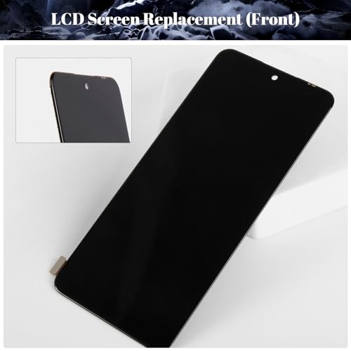 TFT For Xiaomi Poco X5 5G LCD Display For Redmi Note 12 Screen Replacement For 22111317PG Touch Digitizer Assembly Repair Kits (Black,Without Frame)