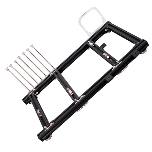 Gabinete Open Air PC Case, estructura abierta DIY en aleación de aluminio para placa madre ATX, soporte para overclocking miniatura 3
