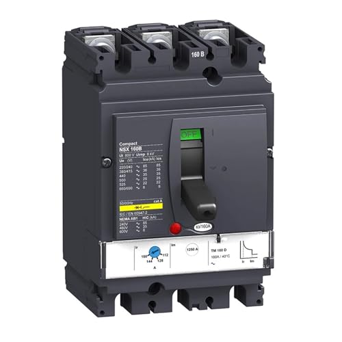 Disyuntor de caja moldeada NSX160B de 160A para evitar cortes de luz por sobrecarga 2
