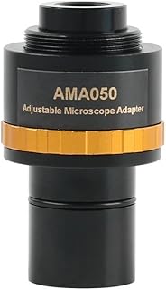 Handheld Digital Microscope Accessories 0.37X 0.5X 0.75X Microscope Electronic Eyepiece C-Mount Adapter Lens to 23.2mm for Microscope Camera Microscope Accessories (Size : AMA050 0.5X)