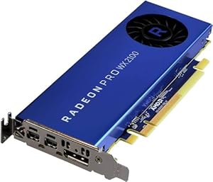 AMD Radeon Pro WX2100 2 GB Grafikkarte – Einzelsteckplatz, Low Profile, 512 Kerne, GDDR5, 64 Bit, 35 W, PCI Express 3.0 x16 mit High- und Low-Profile-Halterungen (erneuert)