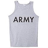 Photo Gallery fox outdoor products military branch impresso tank top, uomo, grey, l Photo Gallery fox outdoor products military branch impresso tank top, uomo, grey, l