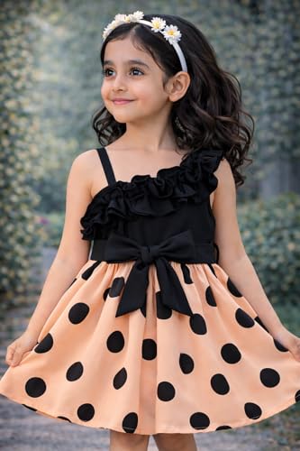 Image of Buy & Try Bali Lycra Fabrick Printed Girl Frock Dress