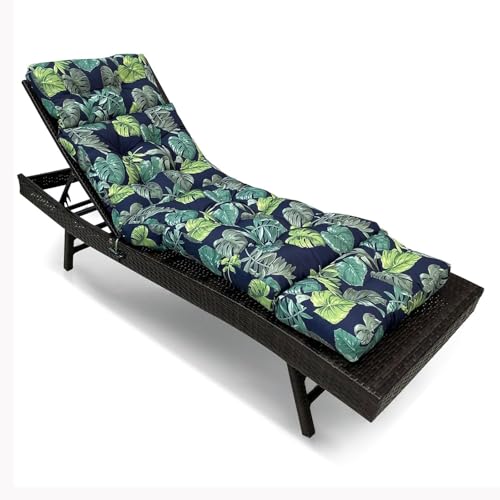 Coussin de rechange imperméable anti-taches avec sangles pour transat