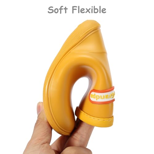 Tree Grandpa Toddler Rain Boots for Boys Girls Waterproof Baby Kids Rain Boots With Easy-on2