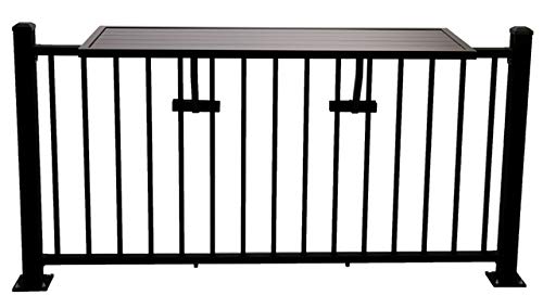 Deck Rail Table Fits Patio Or Deck Railing As A Dining Table Side Table Or Bar Top Aluminum With Simple Attaching Buy Online In Albania At Desertcart