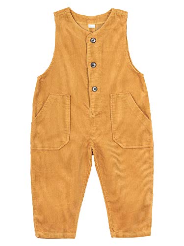 Camilife Baby Jungen Kleinkind Mädchen Kordsamt Overall Latzhose Kord Hose...