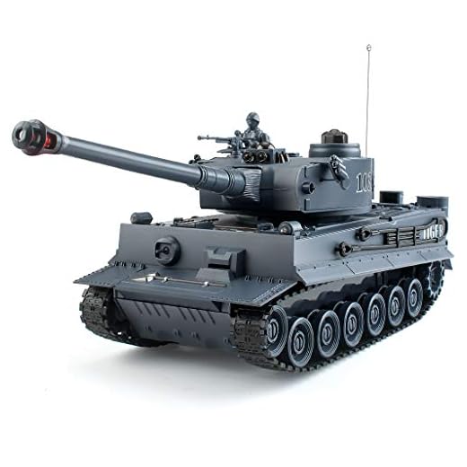 EAHUMM 1:28 RC WW2 German Tiger Army Tank Toys,9 Chanels Romote Control Vehicles with Sound and Light,Military Toys for Kids Boys Girls.