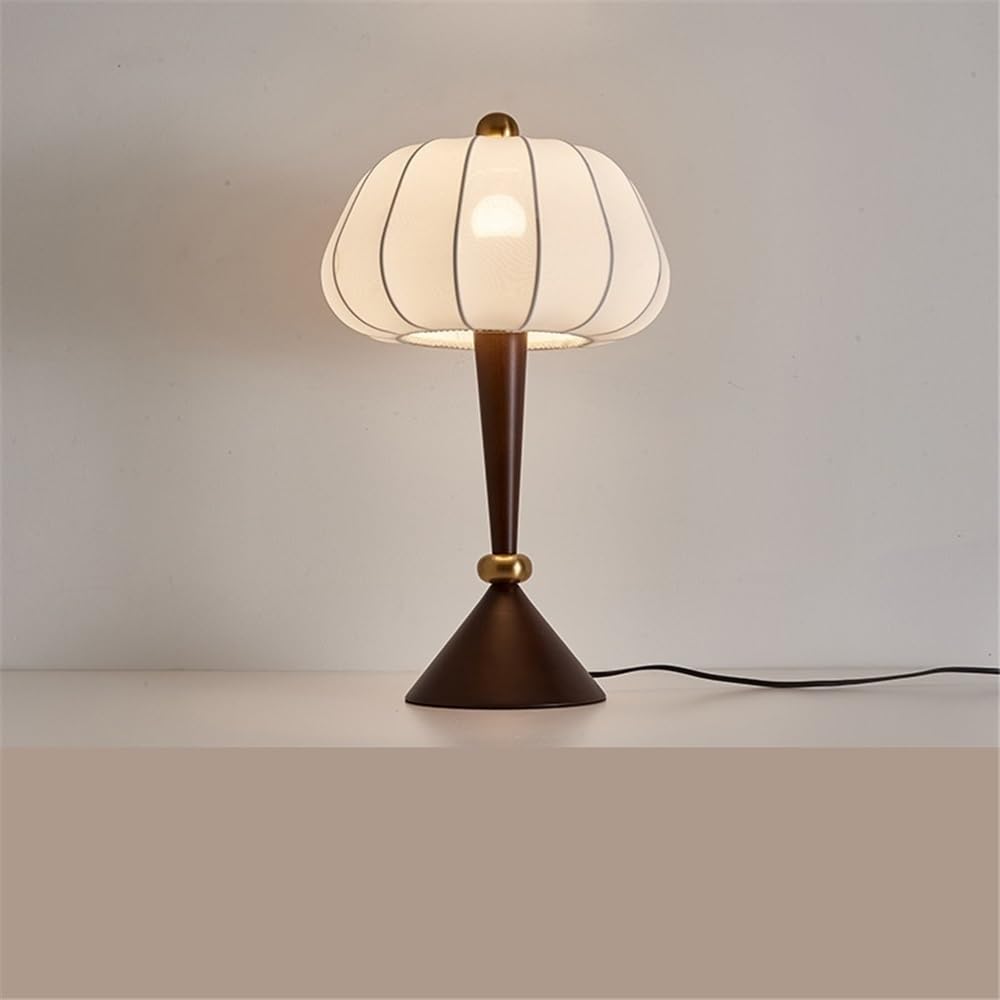 Lampada da comodino Lampada da tavolo retrò in legno for soggiorno accanto al divano Lampade per la camera da letto