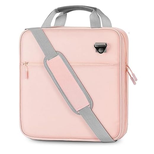 MoKo Zipper Binder, 3 Ring 2 inch Binder with Zipper,500 Sheet Capacity Multi-Pocket School Binder for Middle School, Handle and Shoulder Strap Included, Pink & Gray