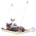 Inntek Cat Hammock, Cat Bed, Cat Seat, Pet Hanging Bed, Cat Window Perches, Cat Hammock with Suction Cup 55 * 35cm Durable for Pet 20Kg