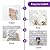 SMOOSTIKC 3D Faux Brick Wall Panels Peel and Stick, 10 Pcs 11.8" x 11.8", Small Brick-Look Textured Wall Sticker, Ultra-Light Thin PVC Wall Covering Tiles for Quick DIY, Retro Warm Whitewash