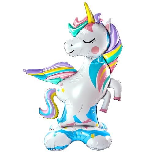 Globos de Aluminio de Unicornio, Unicornio Cumpleaños Globos, Globos Gigantes Unicorni, Globos...
