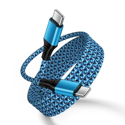 Samsung S25 Edge Fast Charging Cord USB C Braided Charger Cable 3.1A 10FT Long Type C Power Cord for Samsung Galaxy Z Fold 7/6/Z Flip 7/6 A17 A16 5G A36 A56 A15 S25 Ultra S24 FE S23 S22 S21 S20 S10