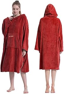 Changing Bath Robe-Surfing Poncho Towel Bathrobe with Hood for Beach,Swimming,Home