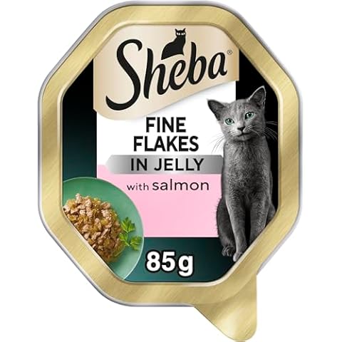 Sheba Salmon Jelly Cat Food Trays Cover