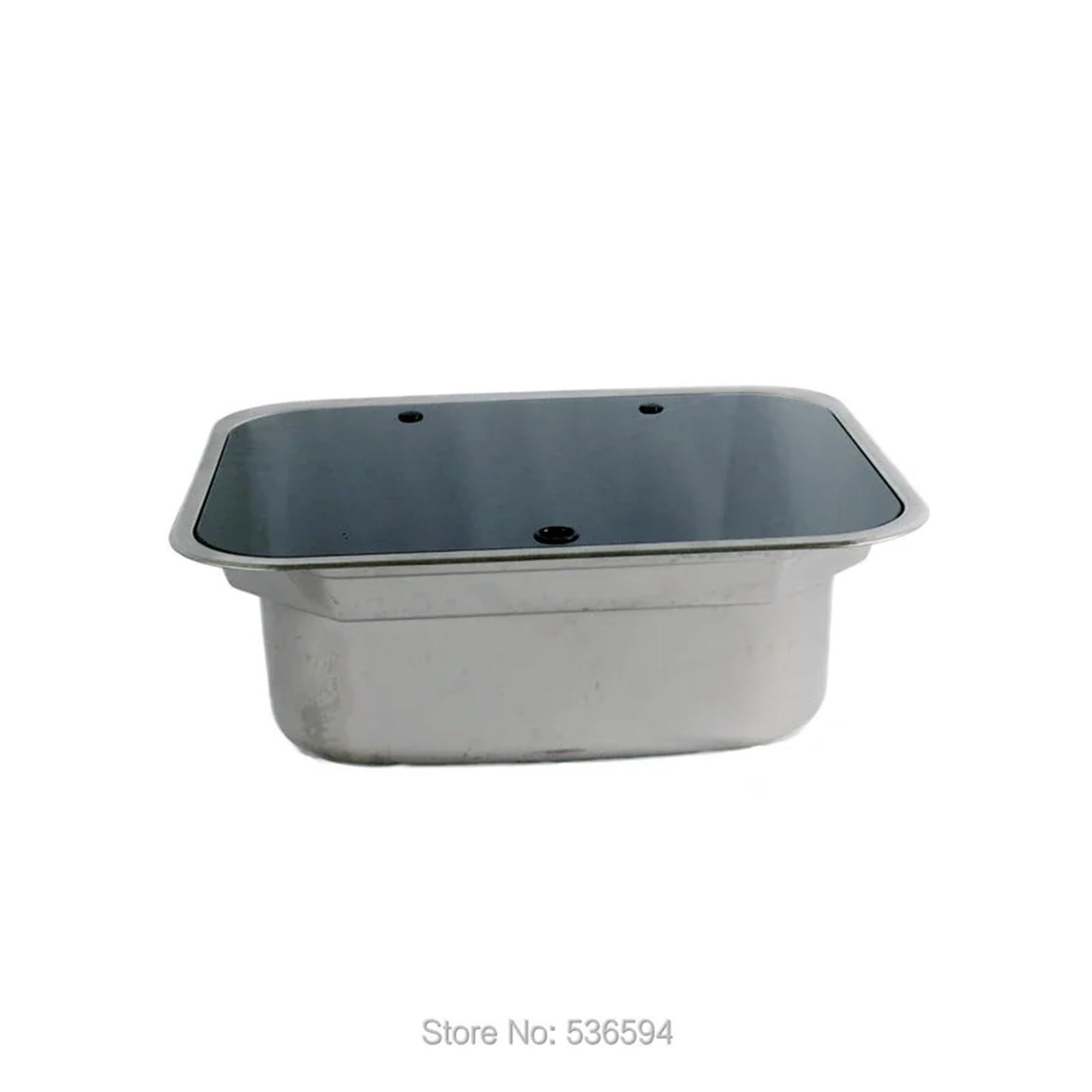 Umywalka wpuszczana w ścianę RV 304 ze stali nierdzewnej z pokrywą, zlew ze składanym kranem do kampera, przyczepy kempingowej, łodzi, kampera, baru(With Curved drain)