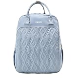 ONOODE 20L Diaper Bag Backpack with Portable Changing Station Pad Foldable Bed Mommy Diaper Backpack Bags, Featuring Bottle Pocket, Wipes pocket, Travel Essentials Baby Tote with Comfortable Straps