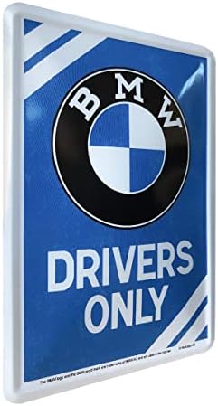 Cooler Fan Nostalgic-Art Retro Wanduhr Mit BMW-Logo – 31 Cm