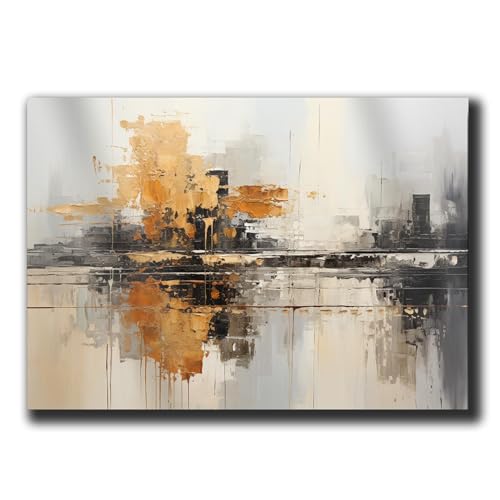 Monochrome Serenity, Abstract Gray Prints on Black and White poster