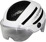 Cratoni Unisex – Erwachsene Commuter Fahrradhelm, Weiß Matt, S/M