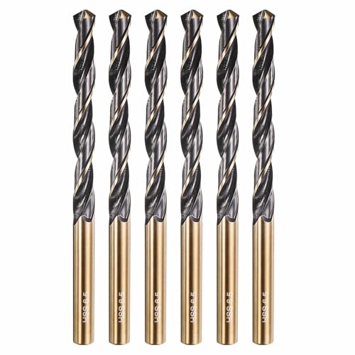 Kozelo 6pcs foret 6.5mm M2 acier rapide 135° pour métal