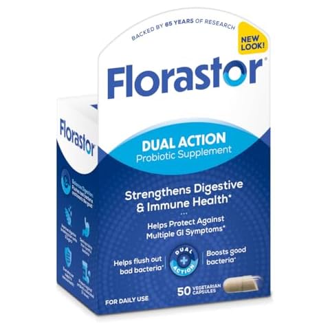 Florastor® Dual Action Probiotic Supplement Cover