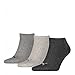 Price comparison product image Puma Invisible Unisex Sports Socks, Pack of 3, 251025 - Grey - 43-46