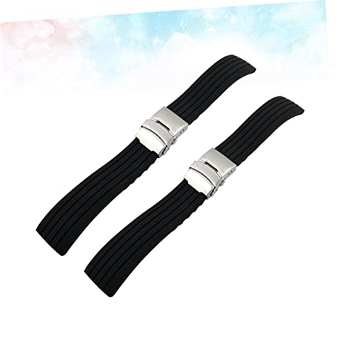 Bracelet de montre en silicone étanche et résistant Uonlytech de remplacement