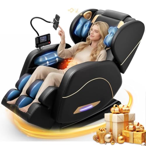 Megashock SL Track 2026 Massage Chair Full Body, Zero Gravity Massage Chair with Back Heat, 12 Fixed...
