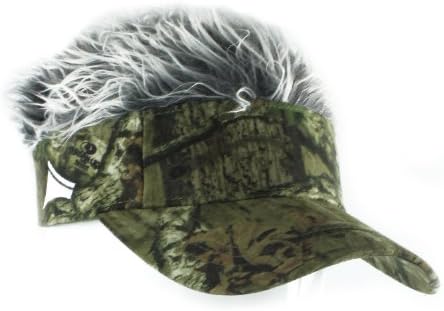 Flair Hair Men's Visor Hat Cap (Mossy 