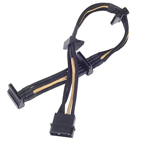 SilverStone�� PSU�ėp�����X���[�u���W�����[�P�[�u�� SST-PP07-BTSBG (�u���b�N���S�[���h)